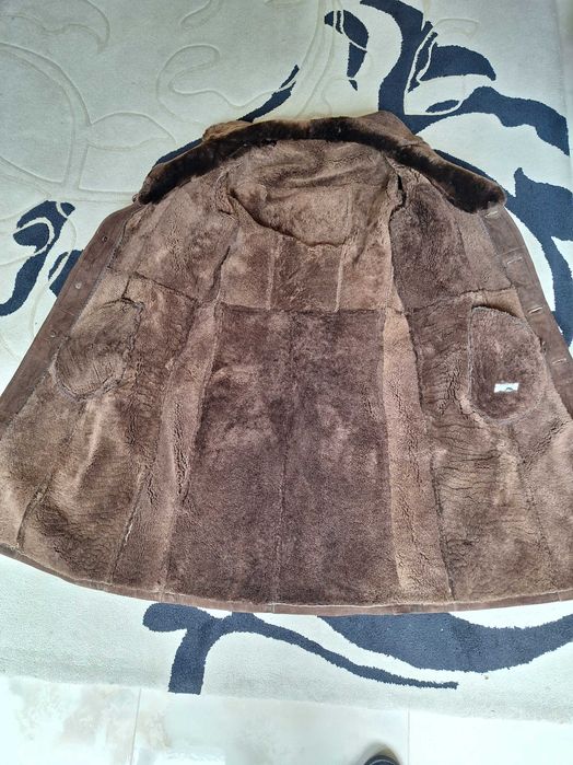 Мъжки, нов,турски кожух от естествена кожа