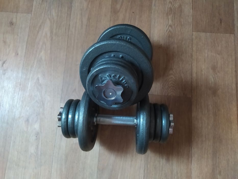 Гантели 40 кг ( 20 кг+ 20 кг )