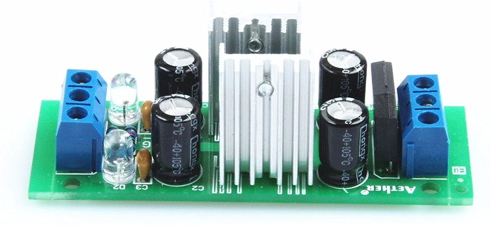Regulator de tensiune duala 12V LM7812+LM7912
