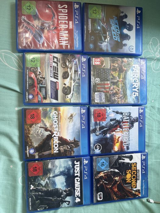 Jocuri ps4,200 de lei toate