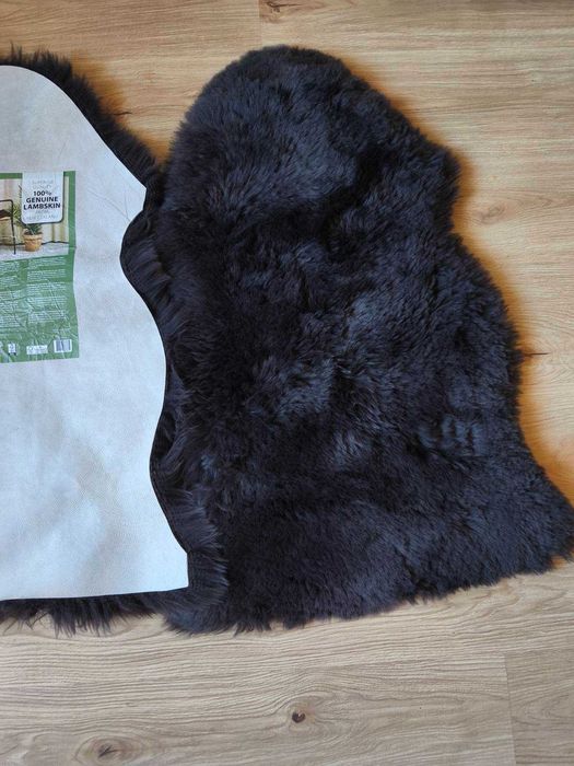 ЧИСТО НОВА 100% Естествена агнешка кожа New Zealand Lambskin, Антрацит