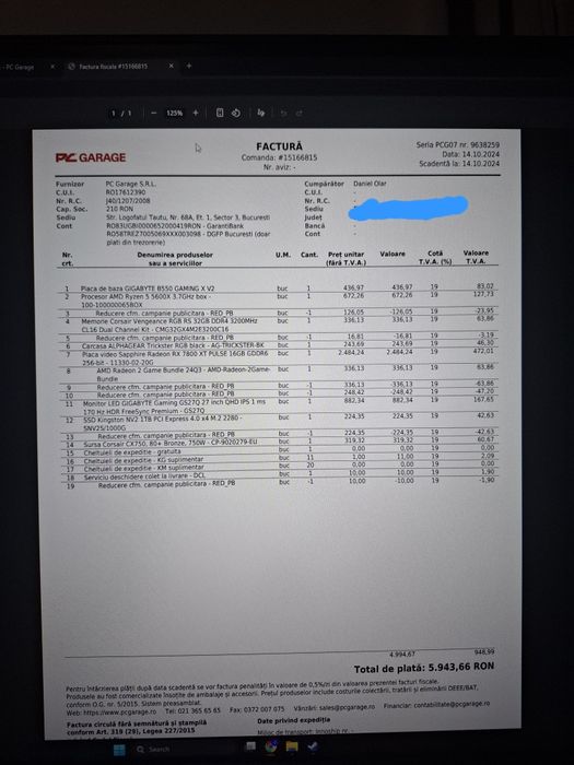 Placa de baza B550 Gaming X V2 - AM4 - DDR4