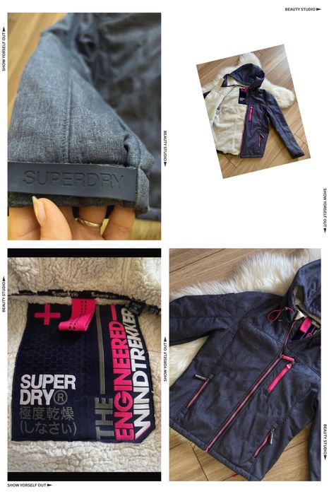 Jachetă cu glugă de iarnă SD-Windtrekker pentru femei de la Superdry.