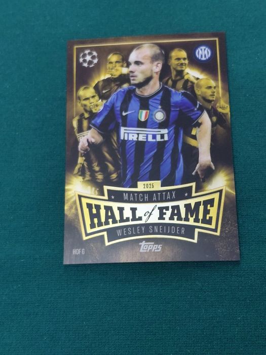 Hall of Fame Match Attax Season 2025-2026 #HOF6 InterMilano 
RARE Wesley #SNEIJDER