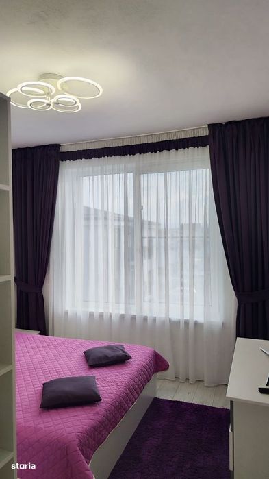 Garsoniera spatioasa , decomandată, utilată complet, etaj 1 , Cireșica