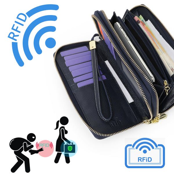 RFID Кожено Дамко Портмоне Pomelo Best