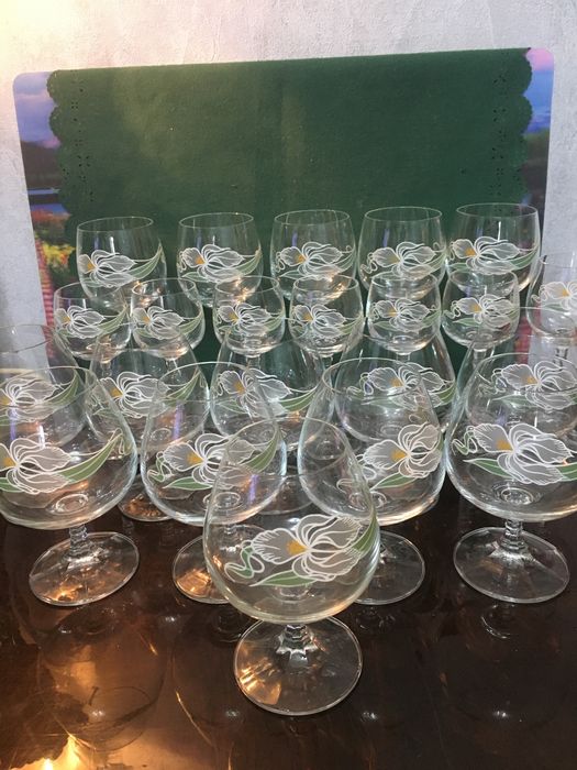 Винтаж.Фужеры.Бокалы.Рюмки!Богемия!