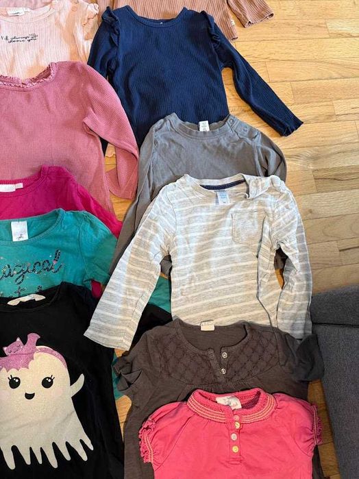 Голям лот дрехи за момиче есен/зима 86/92 - 50+ части 2.80 лв на дреха