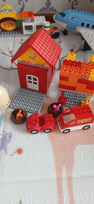 Конструктор аэропорт, железная дорога, домик