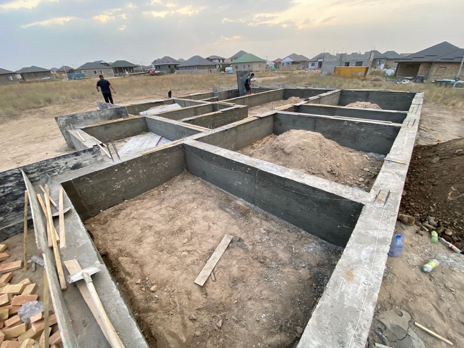 Заливка Фундамент