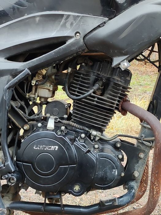 Мотоцикл   на ходу