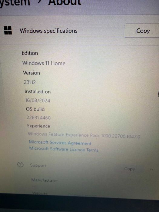 HP LAPTOP- New barley used