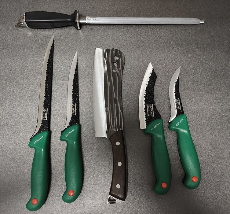 SET Cutite Macelarie 6 piese Germany Green