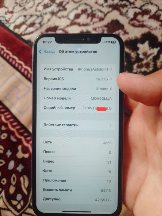 iphone x sotiladi