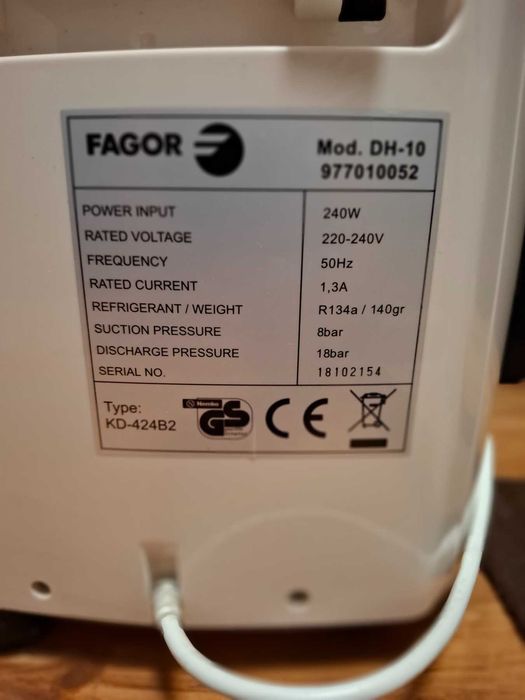 Влагоабсорбатор FAGOR DH-10