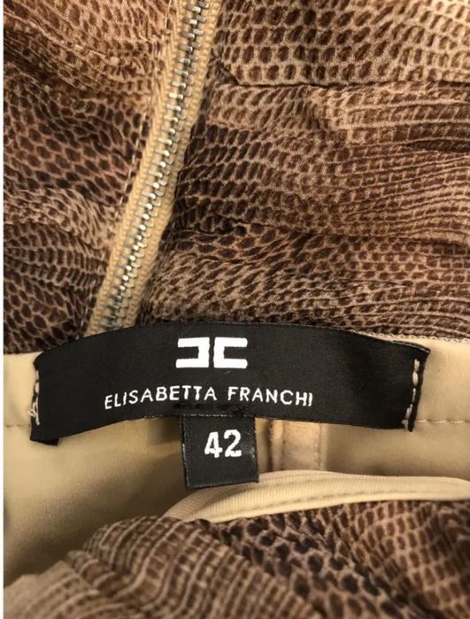 Elisabetta Franchi копринена рокля