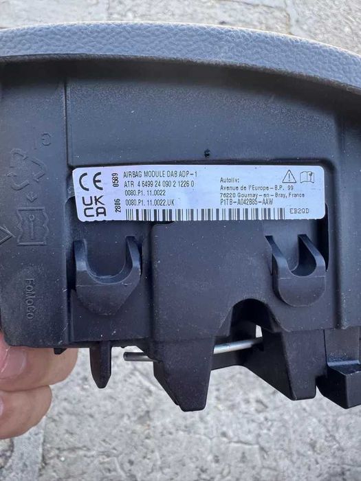 Airbag Ford Puma 2019–2023/2025