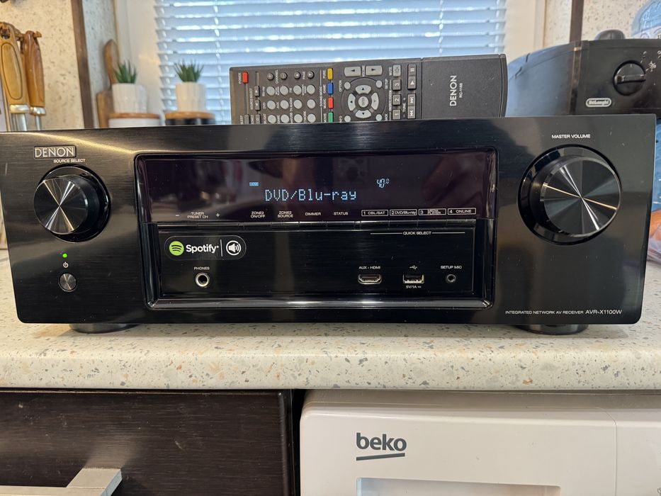 Denon AVR-X1100W Bluetooth Wi-Fi resiver