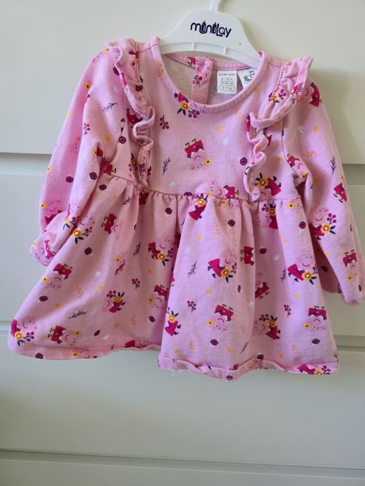 Рокли за момиченце размер 9-12 месеца