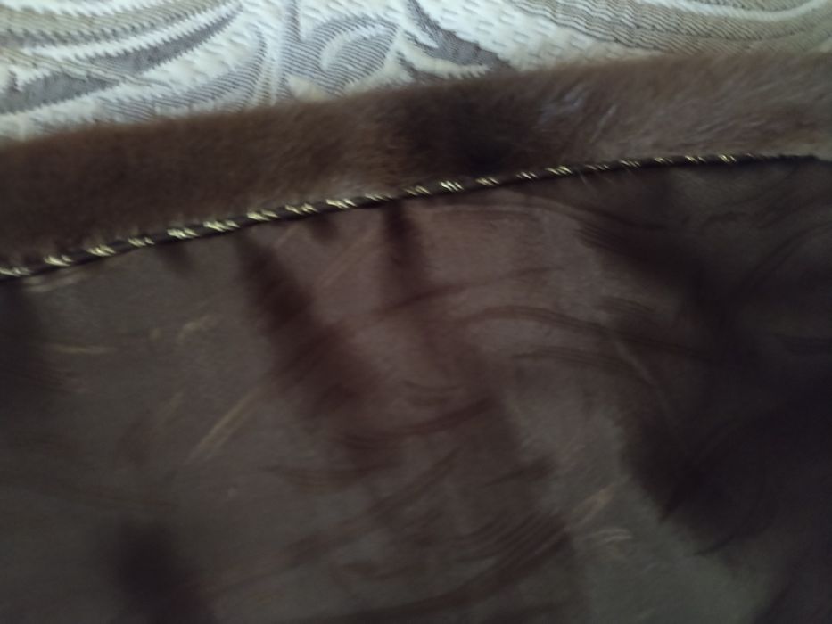 Шуба норковая с капюшоном