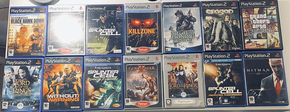 Конзола Play Station  2 и игри обща цена 105€