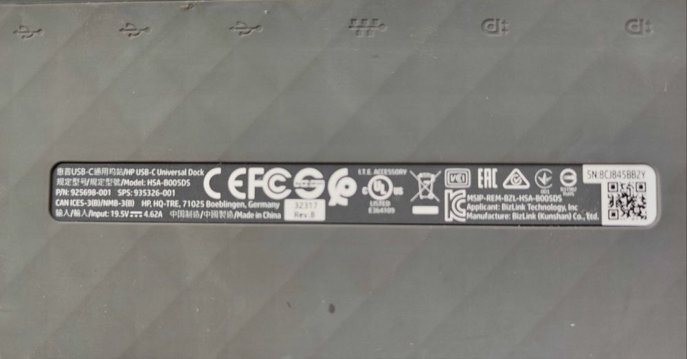 Hub Hp USB C  cu 7 porturi