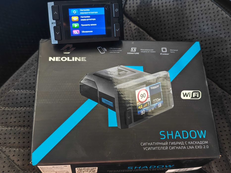 Видеорегистратор 3в1 Neoline SHADOW Wi-Fi (радар-детектор + GPS)