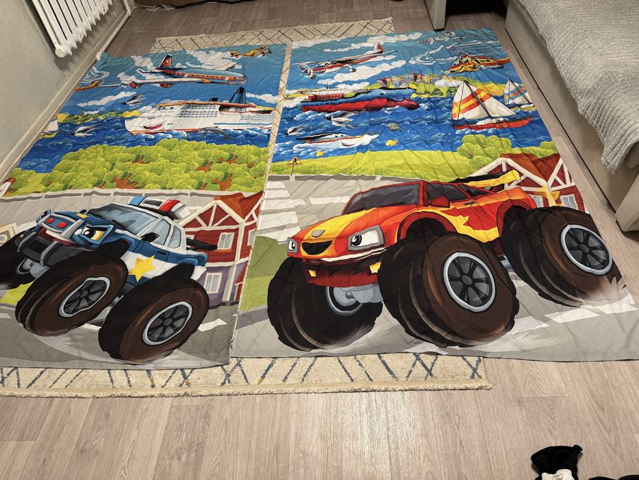 Шторы . Новые .