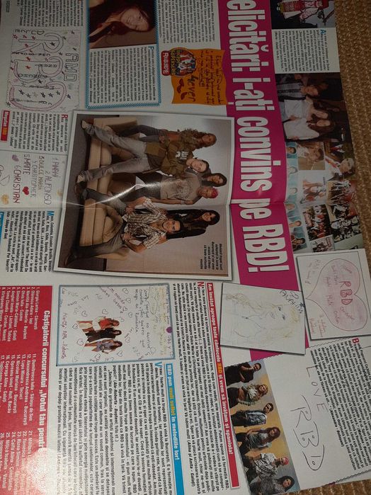 Revista Popcorn 2007 cu o tona de articole cu Tokio Hotel