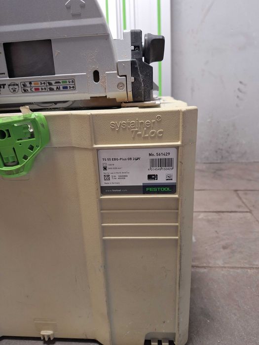 Потапящ циркуляр Festool TS 55 REBQ-Plus с куфар Systainer и водещи шини