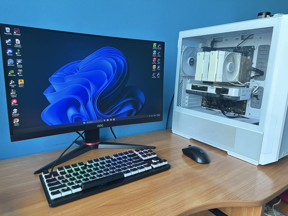 Gaming PC Ryzen 7 5800X3D / RTX 4070 12GB / 32GB RAM / 1TB NVMe