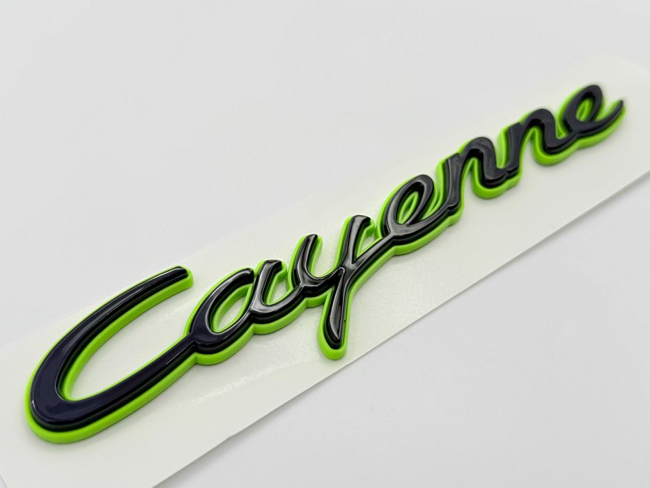 Emblema Compatibila PORSCHE Cayenne Hybrid negru