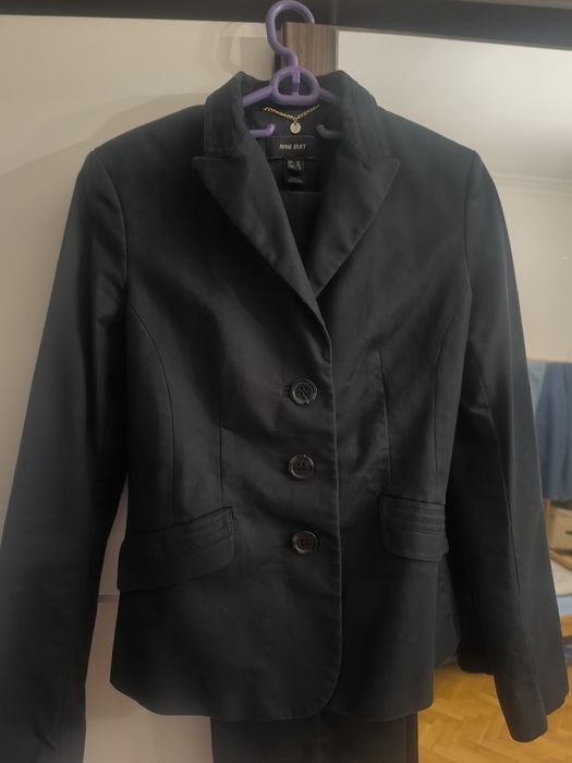 Дамски костюм Mango, черен, р-р 38 / M