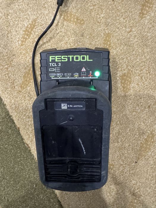 Incarcator Festool Tcl3 + 2 acumulatori 5.2 ah, BP 18 LI si BPC 18 LI