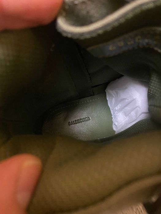 Balenciaga Strike Boots Green
