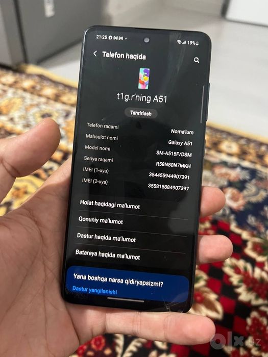 Smartfon Samsung a51