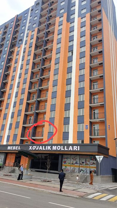 Квартира 3-этаж 2 ком 52 м²