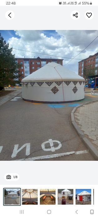 Киіз үй жалға беріледі.