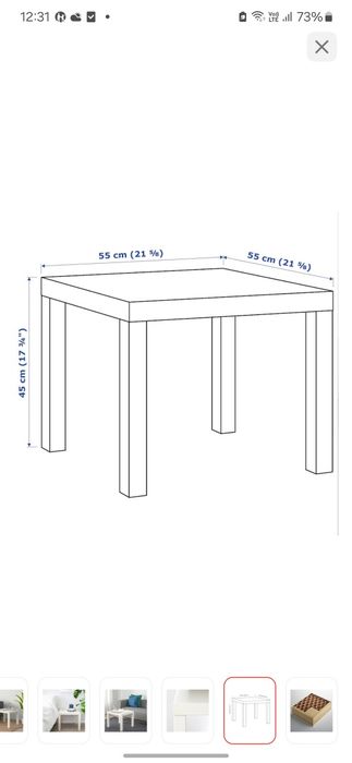 Детский стол и стул IKEA