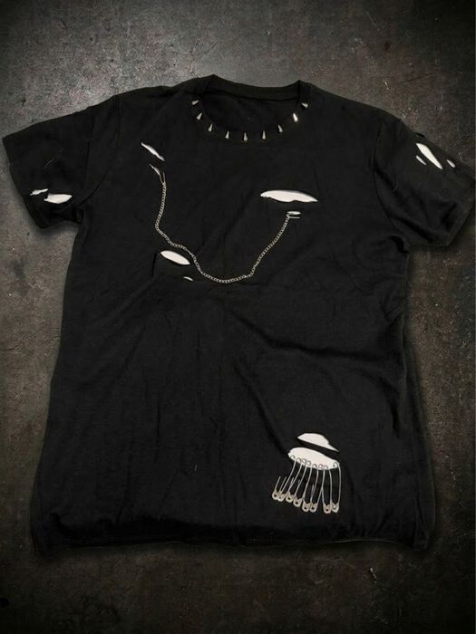 Tricou negru | Opium, punk, y2k