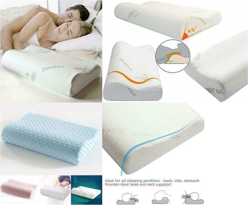 Perna cu memorie pentru coloana cervicala. Noua ambalata!