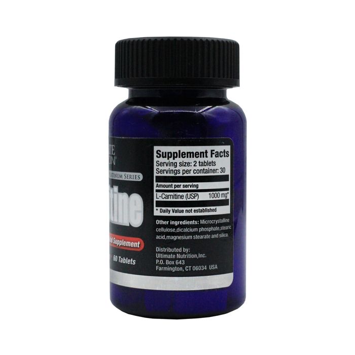 Л-Карнитин Ultimate Nutrition 500 мг 60 таблеток