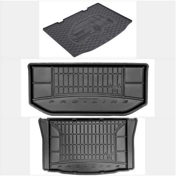 Гумена стелка за багажник ŠKODA Citigo, VW Up, Seat Mii след 2011г.