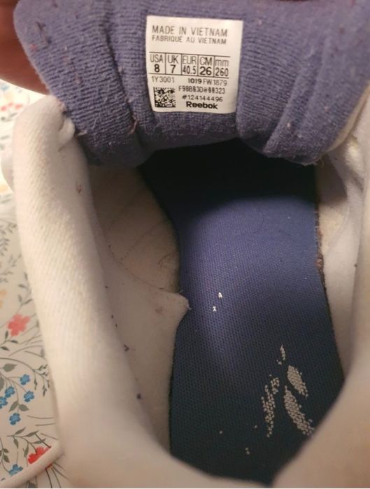 Reebok  41 номер
