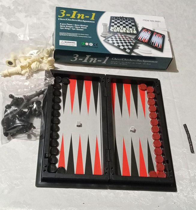 3/1 Нарда Шахмат и шашка доска фигури магнитные с доставкой