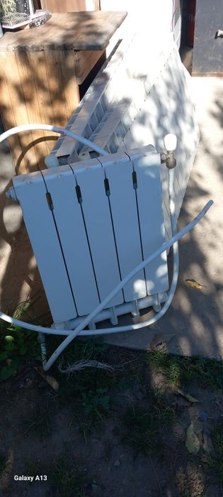 Печка с водна риза и алуминиеви радиатори