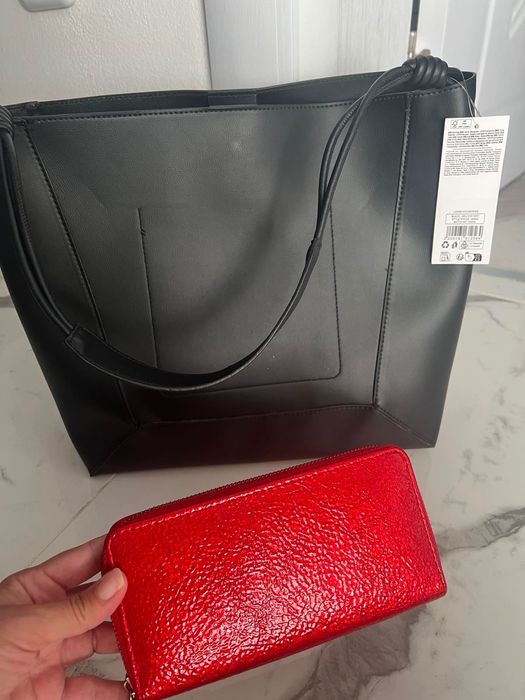 Нова!!! Дамска чанта+Портфейл/Портмоне