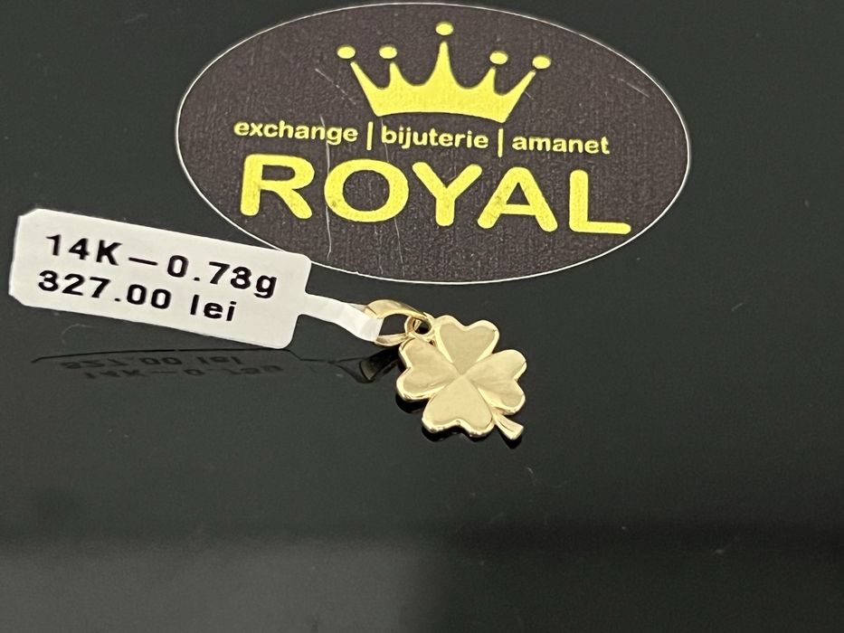 Bijuteria Royal CB : Pandant aur 14k 585  0,73 gr