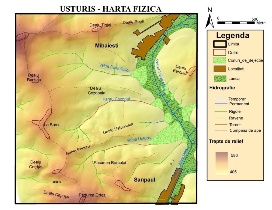 Realizez harti tematice in GIS