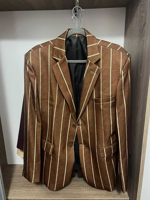 Sacou M-L maro cu dungi de pe Mr. Buerly.com nou nepurtat